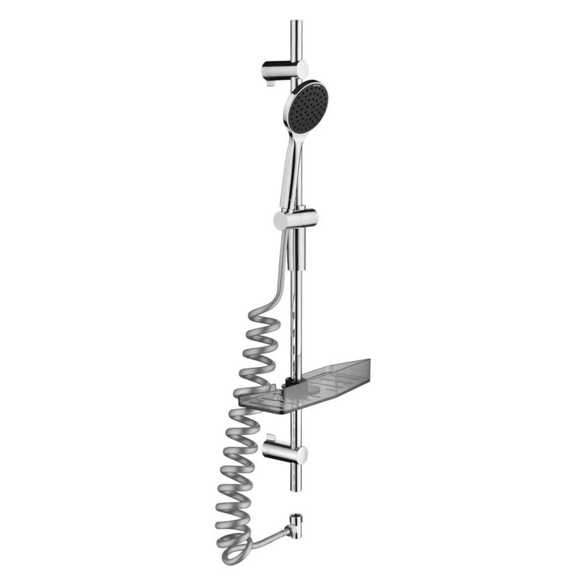 Duschset Antibac 1F, DIVELLO - DIVELLO ANTIBAC 1F SILVER DUSCHSET