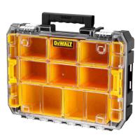 Dewalt TSTAK Deep Tool Box VII, DWST83343-1 (44L Volume, Large Volume Box,  Can be Combined with Other TSTAK Boxes, Safe Storage of Large Power Tools