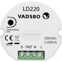 Push dimmer box-shaped, Vadsbo