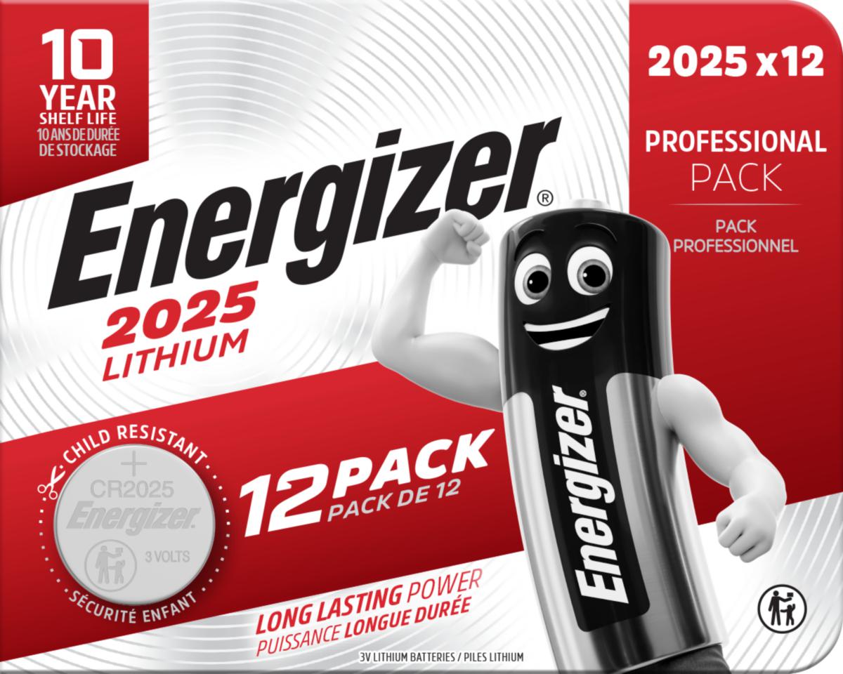 Batteri Litium 12-pack - BATTERI LITIUM CR2025 BP12