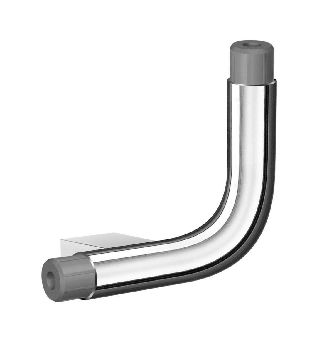 Badkarshandtag Smedbo Living Concept - KOPPLINGSDEL-L-FORM,HÖG FK831 LIVING 13X13 CM KROMAD YTA