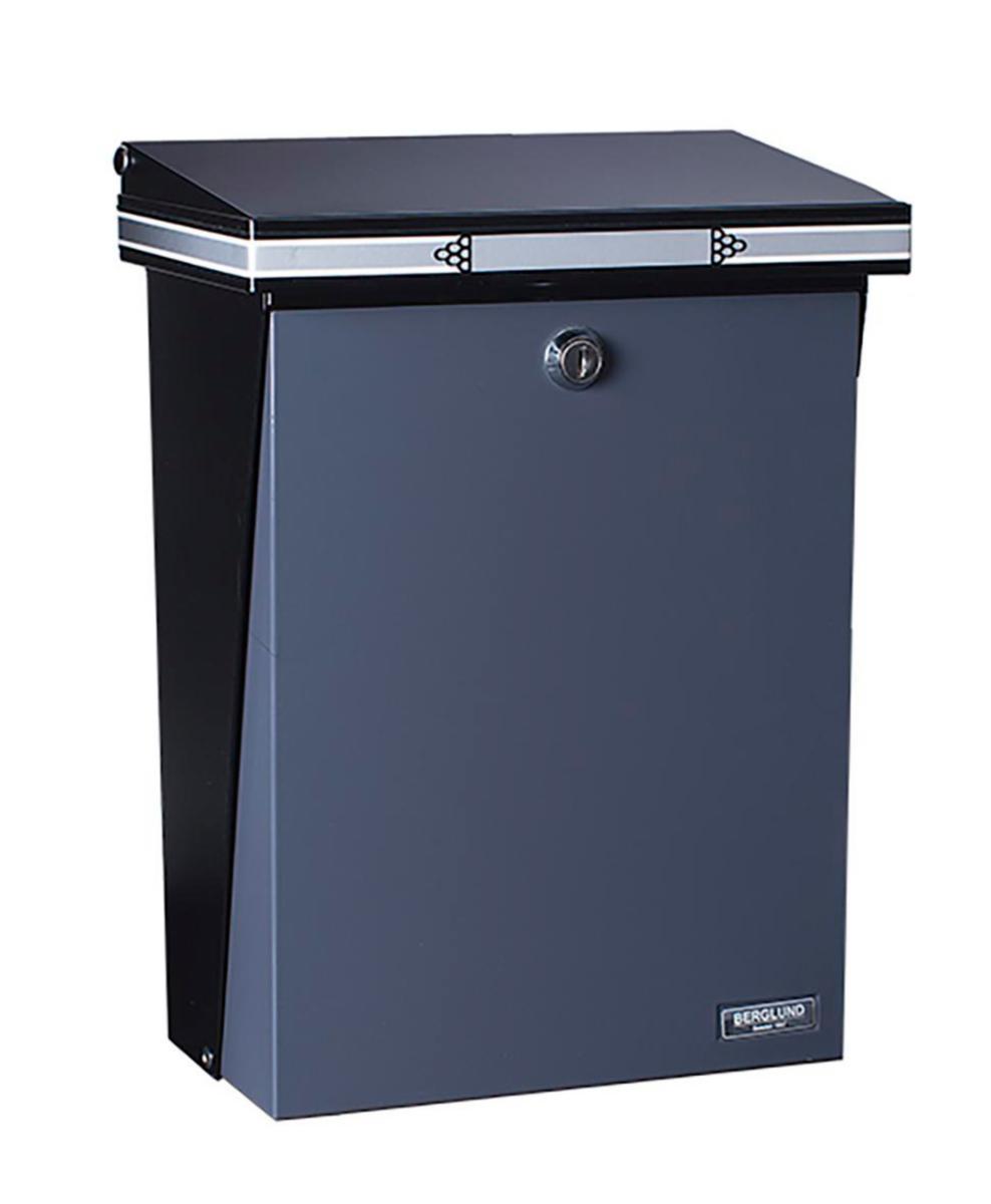 Mailbox SL 98 lockable - PO BOX SL 98 BLACK/GREY LOCKABLE