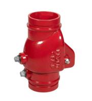 Grooved swing check valve GCV, FM approved, Red, For Sprinkler