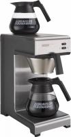 Coffee maker with 2 heating plates, 2x1.7 l