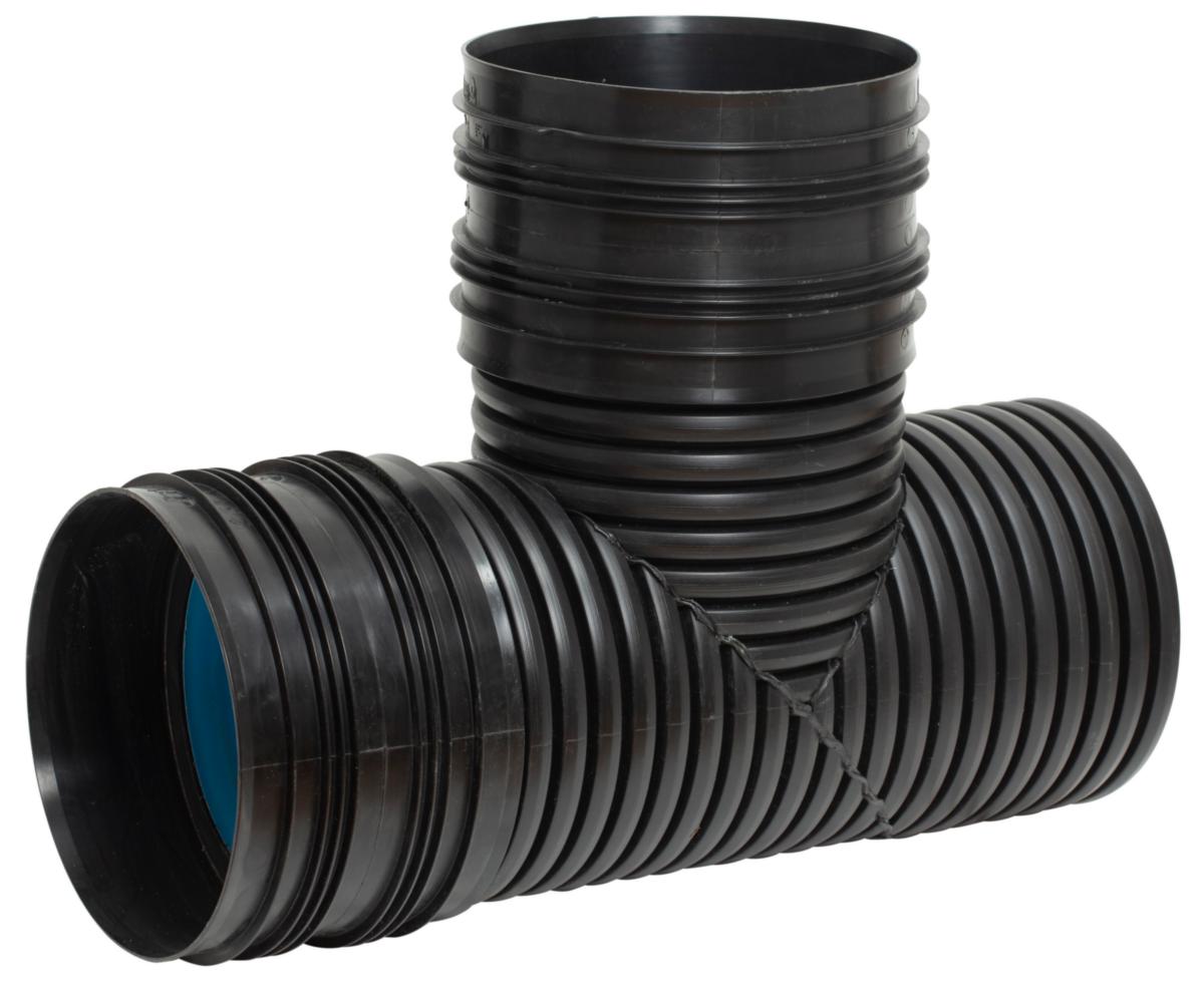 Infra Grenrör 90˚ 1 muff , Pipelife - 343/300x90GR GRENRÖR DV INFRA 1 MUFF EXKL TÄTN.RING PBB.55