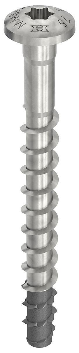 Betongskruv Multi-Monti kullrig syrafast A4 - BETONGSKRUV MULTI-MONTI MMS-P 7.5X55 T-30 A4