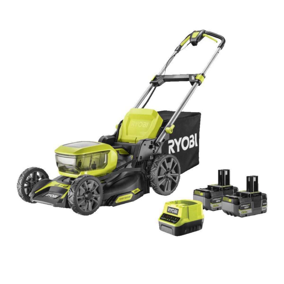Gräsklippare RYOBI RY18LMX46A-250 - GRÄSKLIPPARE RYOBI RY18LMX46A-250 2X5,0AH