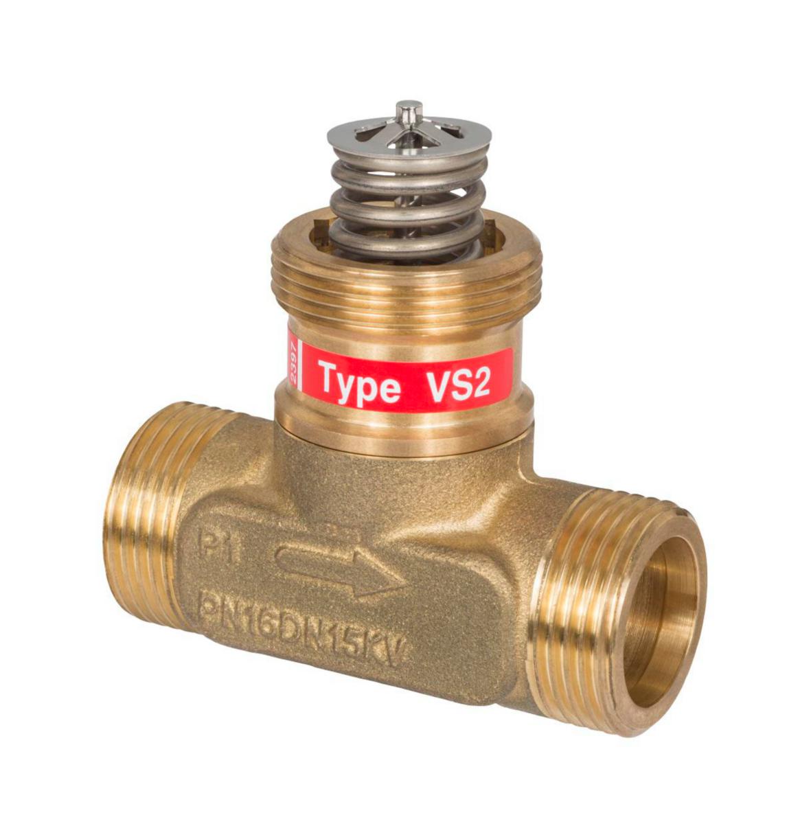 Danfoss control valve VS2 - VS 2 PN16 15/1,6 2-way seated PN16. DN15 MALE THREAD