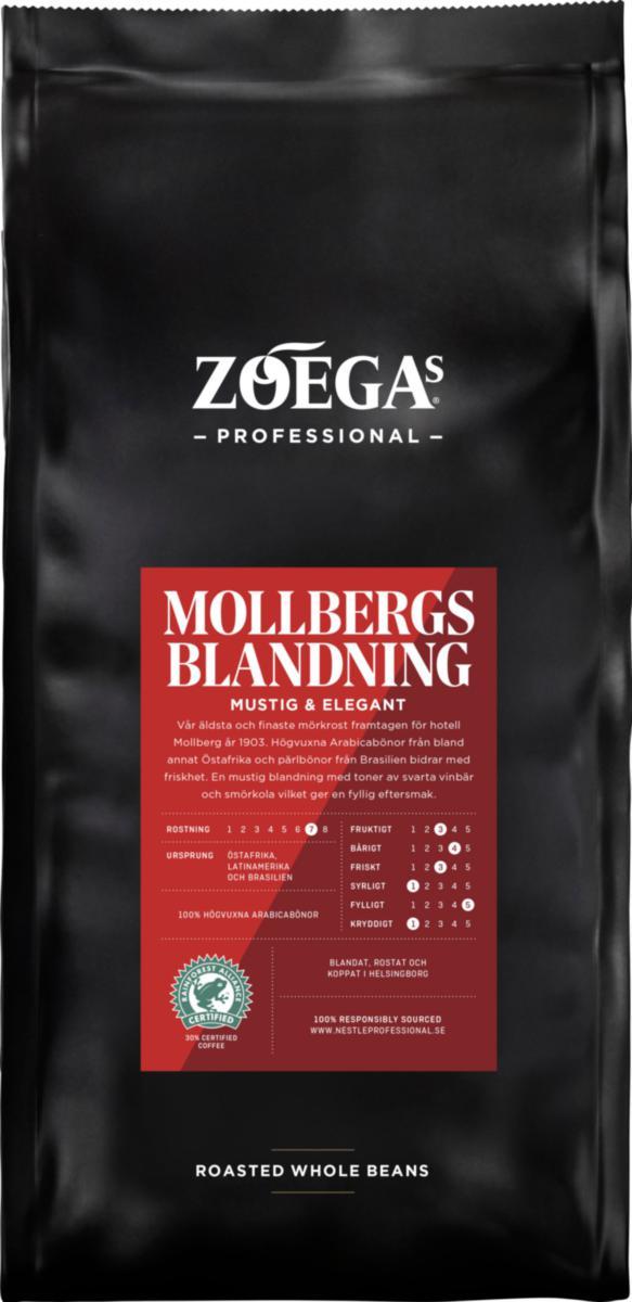 Kaffe Zoegas 750 g - KAFFE ZOEGAS MOLLBERGS 750GR HELA BÖNOR