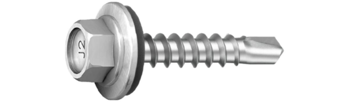 Byggplåtskruv JT2 SAPHIR®-KOMBI lackad - BYGGSKRUV EJOT JT2 5.5X25 KLARLACK STÅL 1-4MM (250)