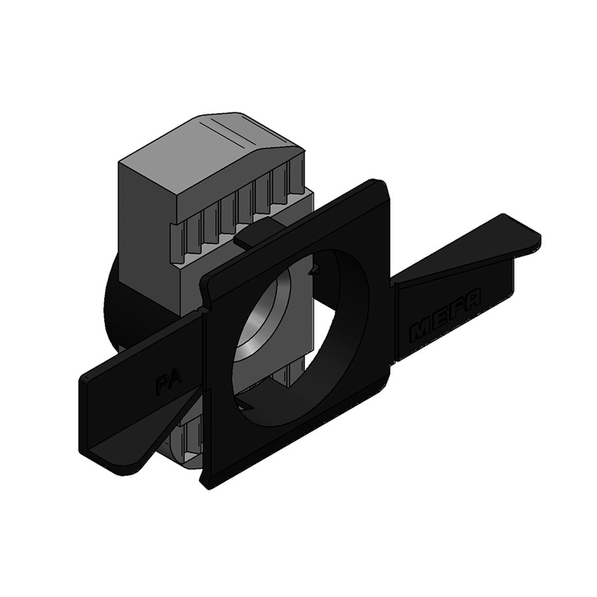 Wing nut EF 45 STEX, MEFA - Stex 45 mounting plate MP-S