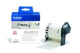 Etiketter Brother DK-22606/22211-22113 m plastfilm