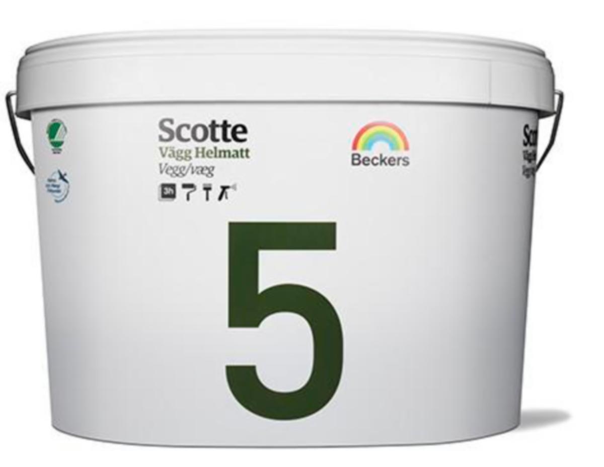 Väggfärg Scotte 5 - VÄGGFÄRG SC 5 S0502-Y OVAL 10L SCOTTE 5 S0502-Y OVAL 10L