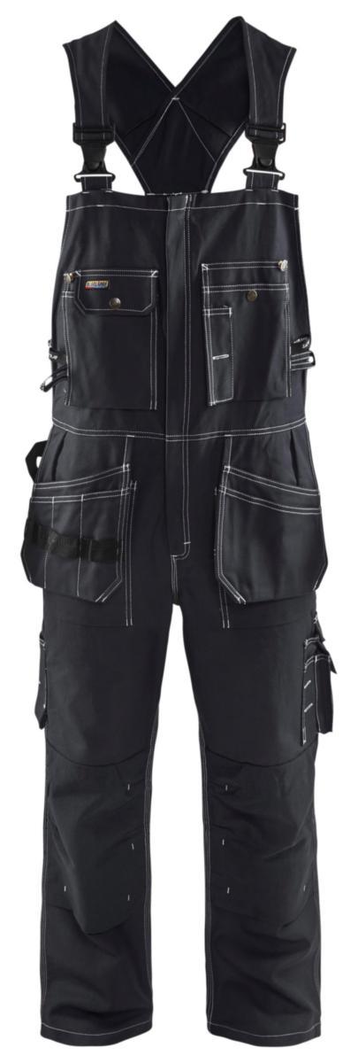 Hängslebyxa Blåkläder 2600 1370 - HÄNGSELBYXA HANT BLK 2600-1370 BLK SVART STL C60