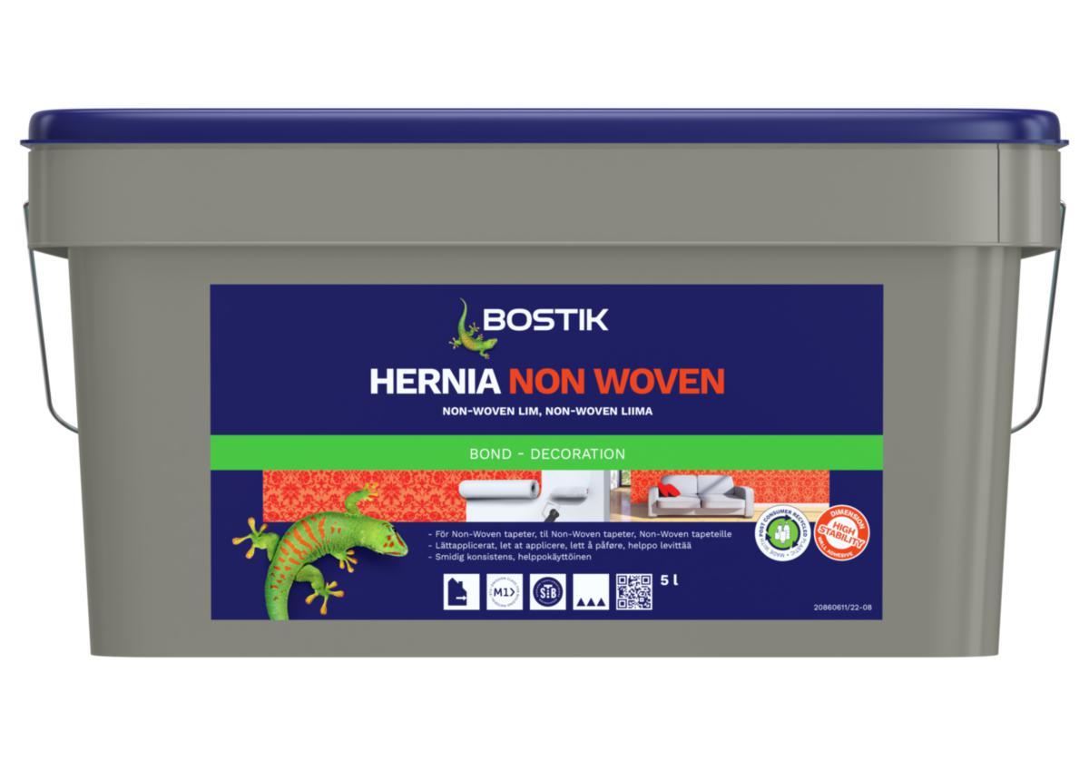 Polymerförstärkt stärkelselim BOSTIK - STÄRKELSELIM POLYMERFÖRSTÄRKT HERNIA NON-WOVEN 5 L