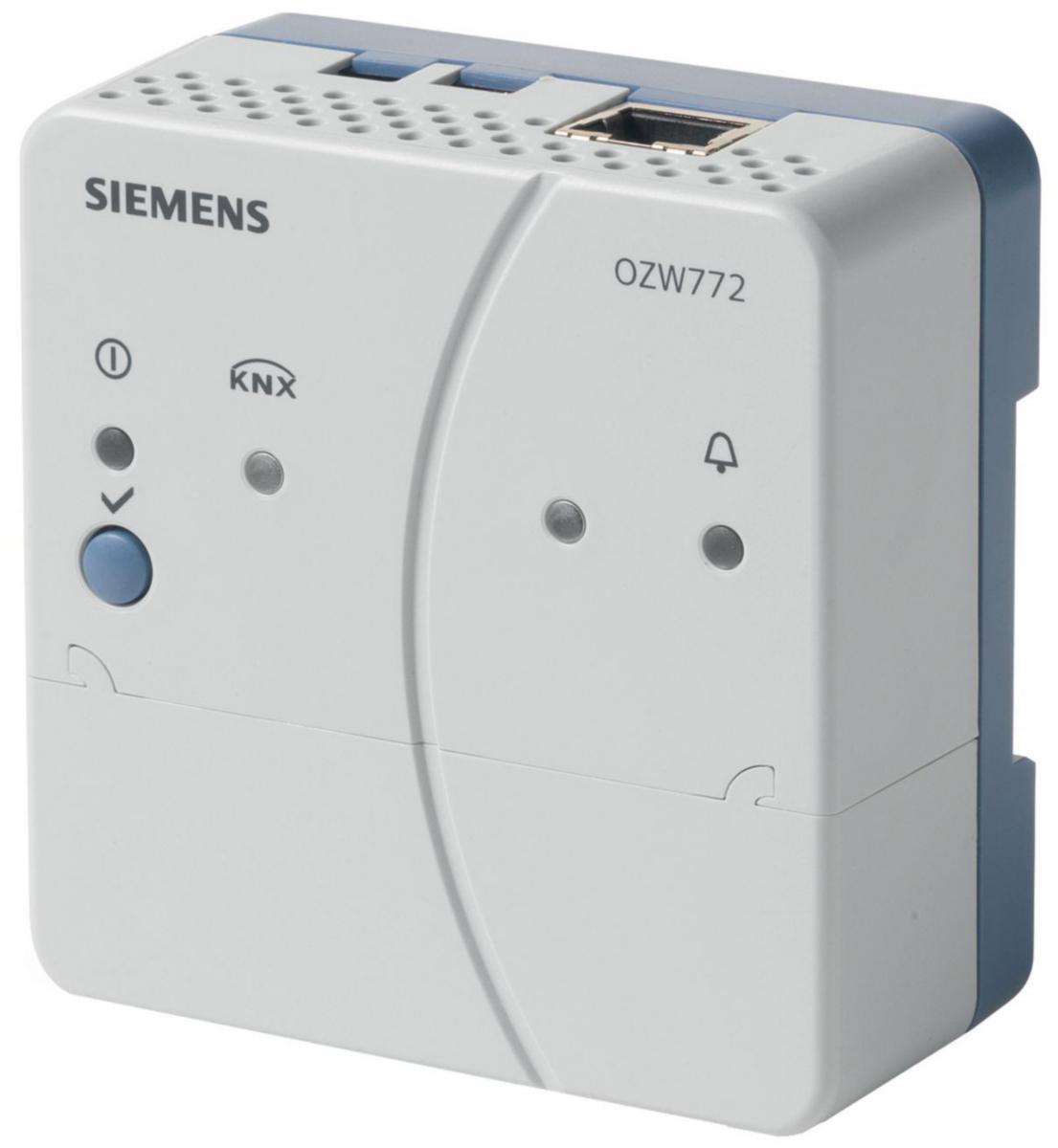 Webbserver OZW, Siemens - SIEMENS WEBBSERVER OZW772.01 MAX. 1 SYNCO-ENHET