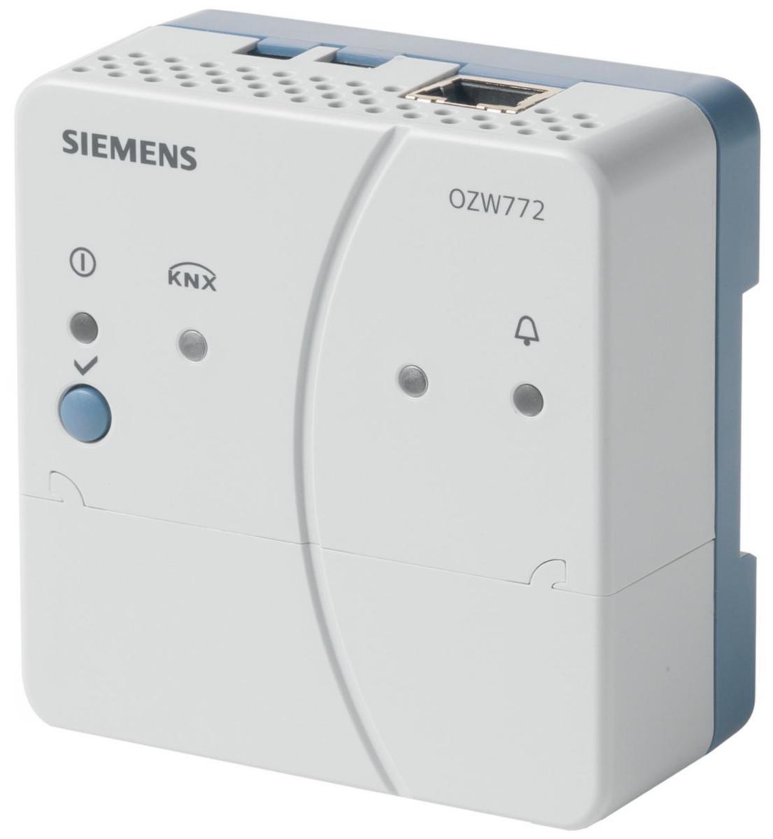 Webbserver OZW772.250, Siemens - OZW772.250 WEBBSERVER FJÄRRÖVERV 230V.24V DC. 3VA