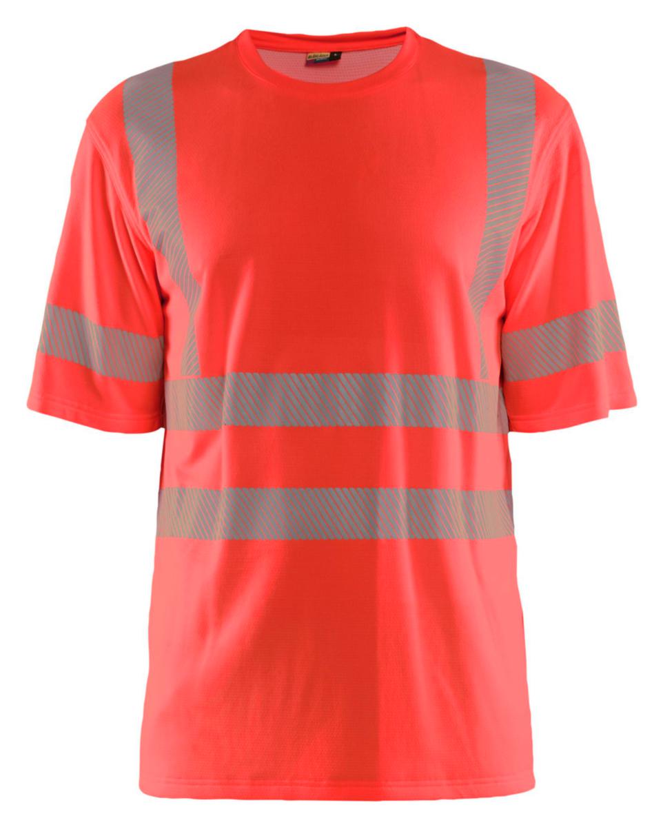 T-shirt Blåkläder 3522-2537 - T-SHIRT BLK 3522-2537 RÖD VARSEL KLASS 2 STL M