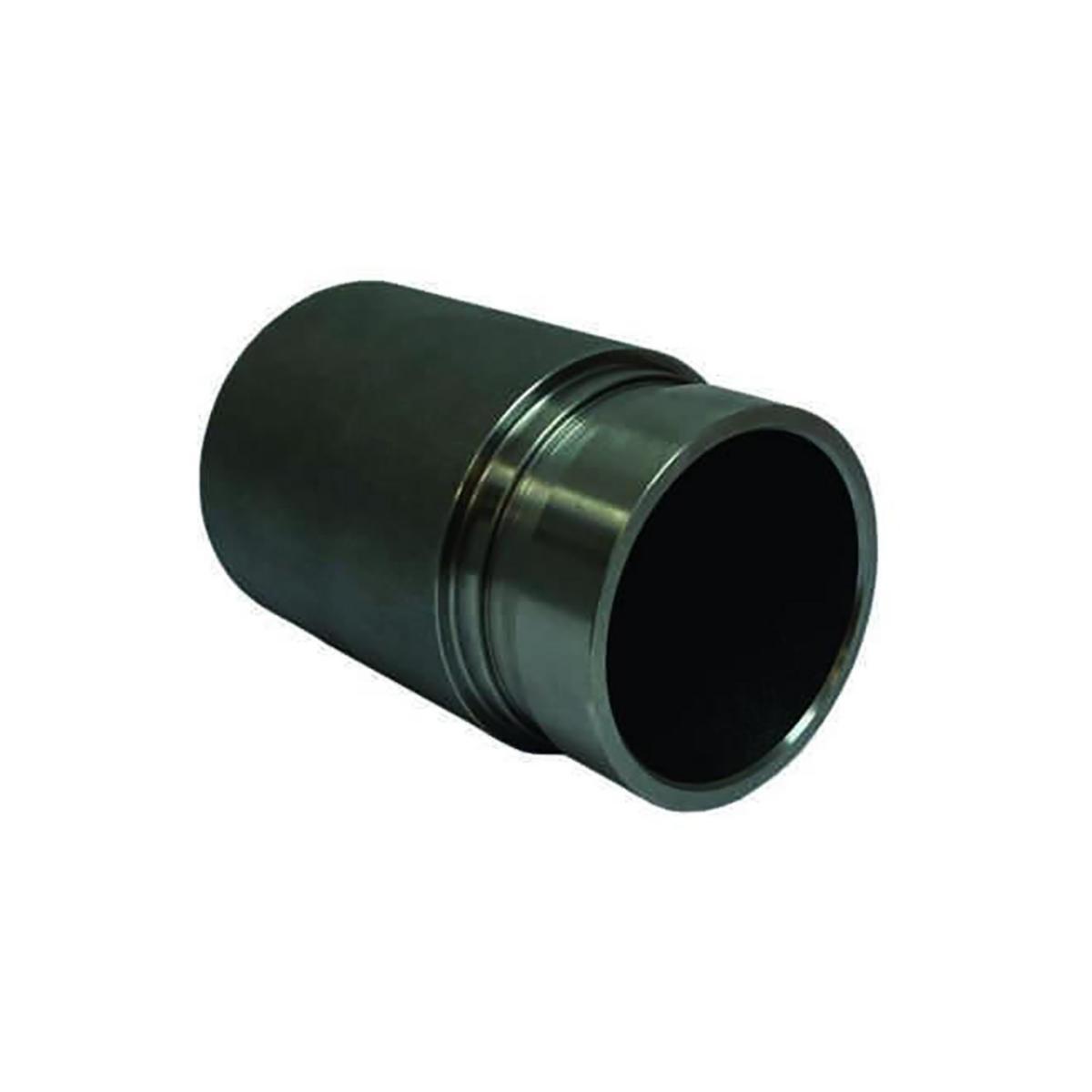 Nipple Threaded x Internal Thread Black - Grooved black female thread ad DN25-33.7 MM- L=75 MM