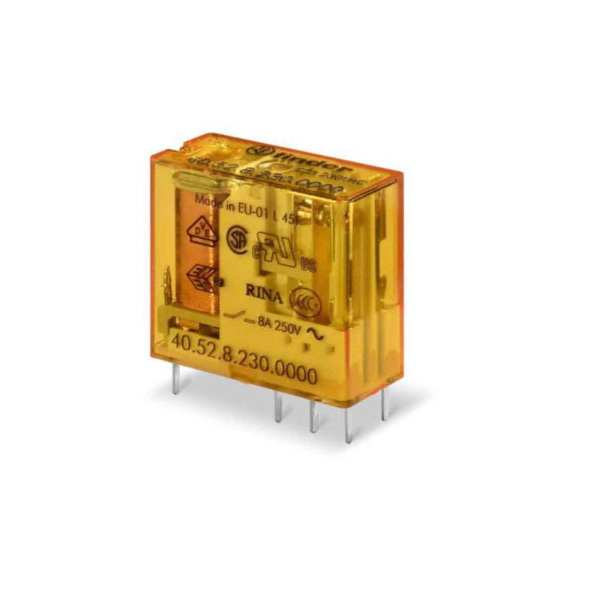 Auxiliary relay/output relay Compact type 40 - RELAY 40 2P 230VAC 8A F40528230