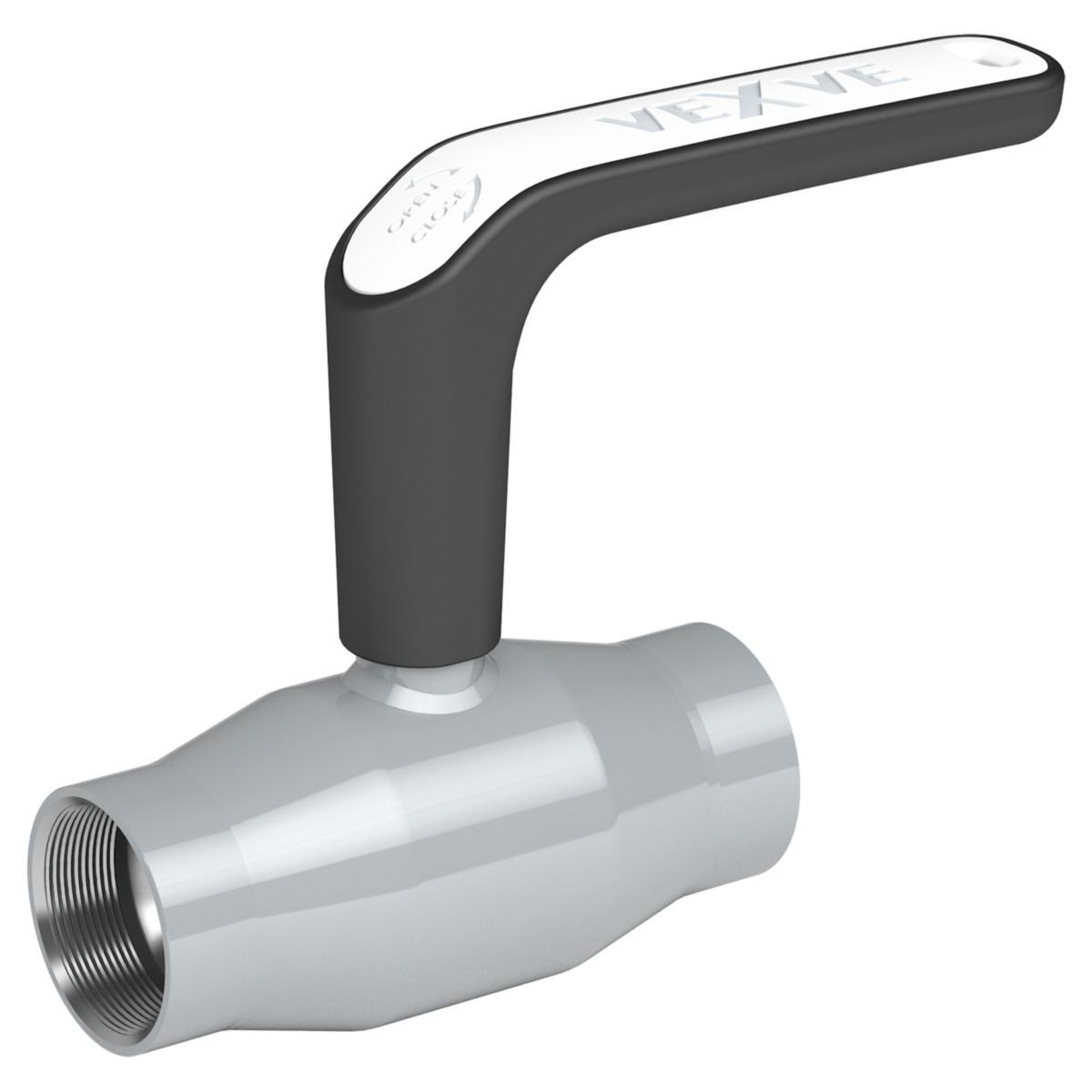 Fully welded ball valve, Vexve Series 232X, stainless steel, with internal thread, reduced flow design - STAINLESS STEEL BALL VALVE DN25 PN40 INNER THREAD/ INNER