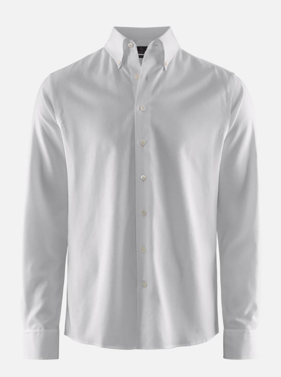 Skjorta Berkeley John Ceder - SKJORTA BERKELEY JOHN CEDER REGULAR OFFWHITE STL 39