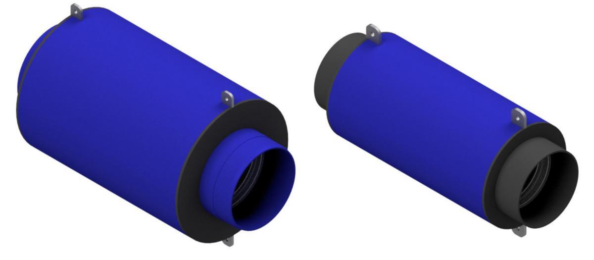 Markförlagd Ventilation Ljuddämpare, Uponor UVS - Ø200 UPONOR UVS LJUDDÄMPARE