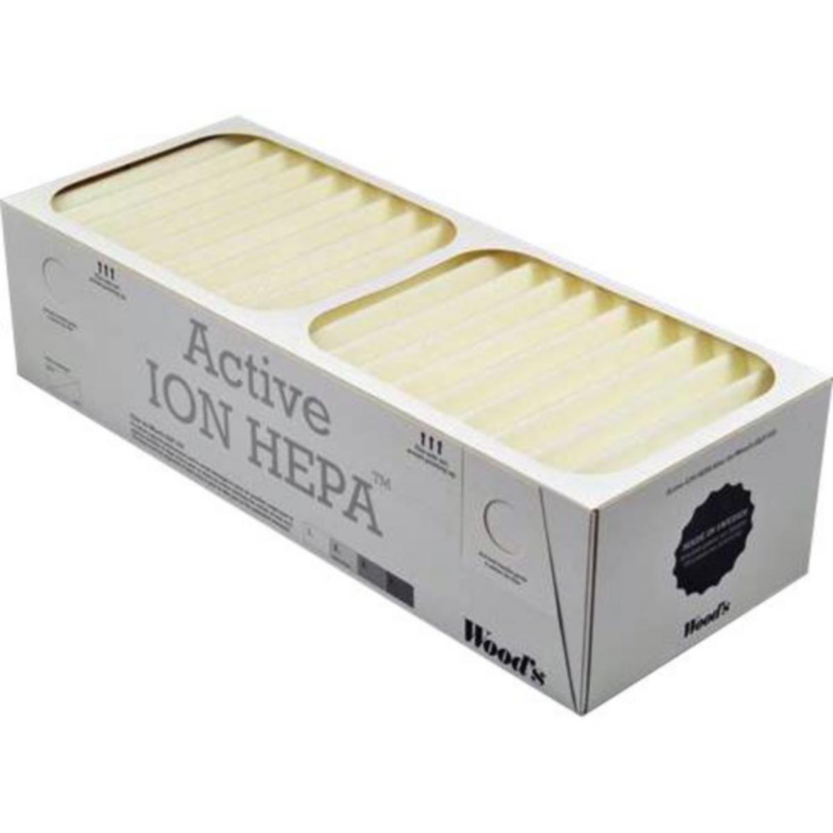 Filter, HEPA Active ION, 2-pack, passar ELFI 900 - FILTER HEPA WOODS WHE901 2-PACK