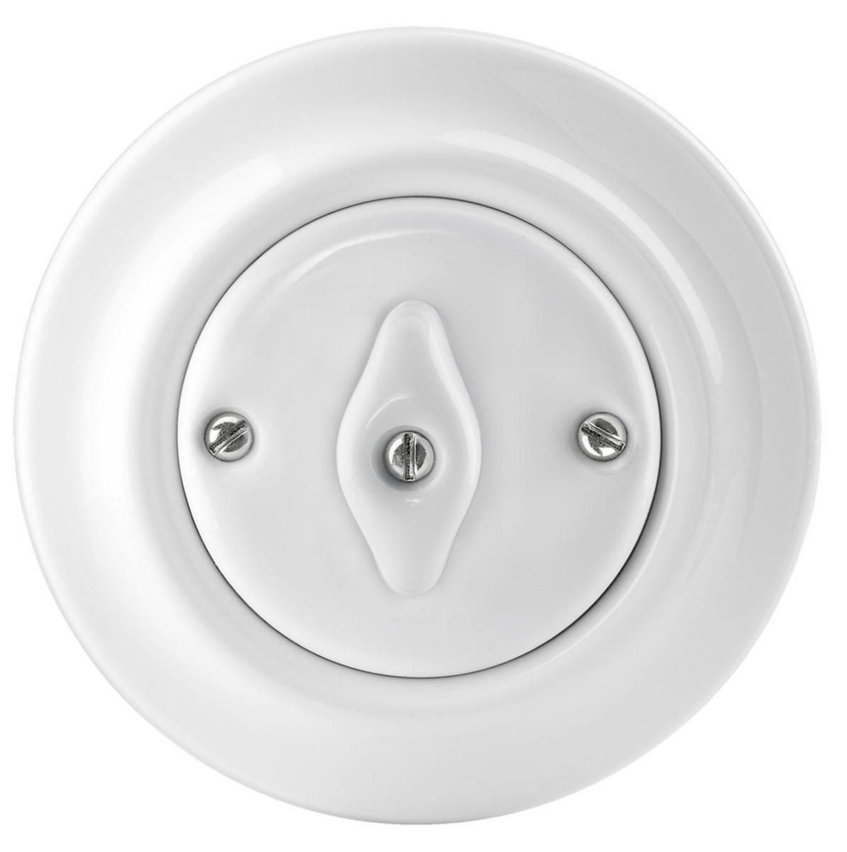Strömställare Decento - VRID KORS DECENTO VIT PORSL 3560K-C07345