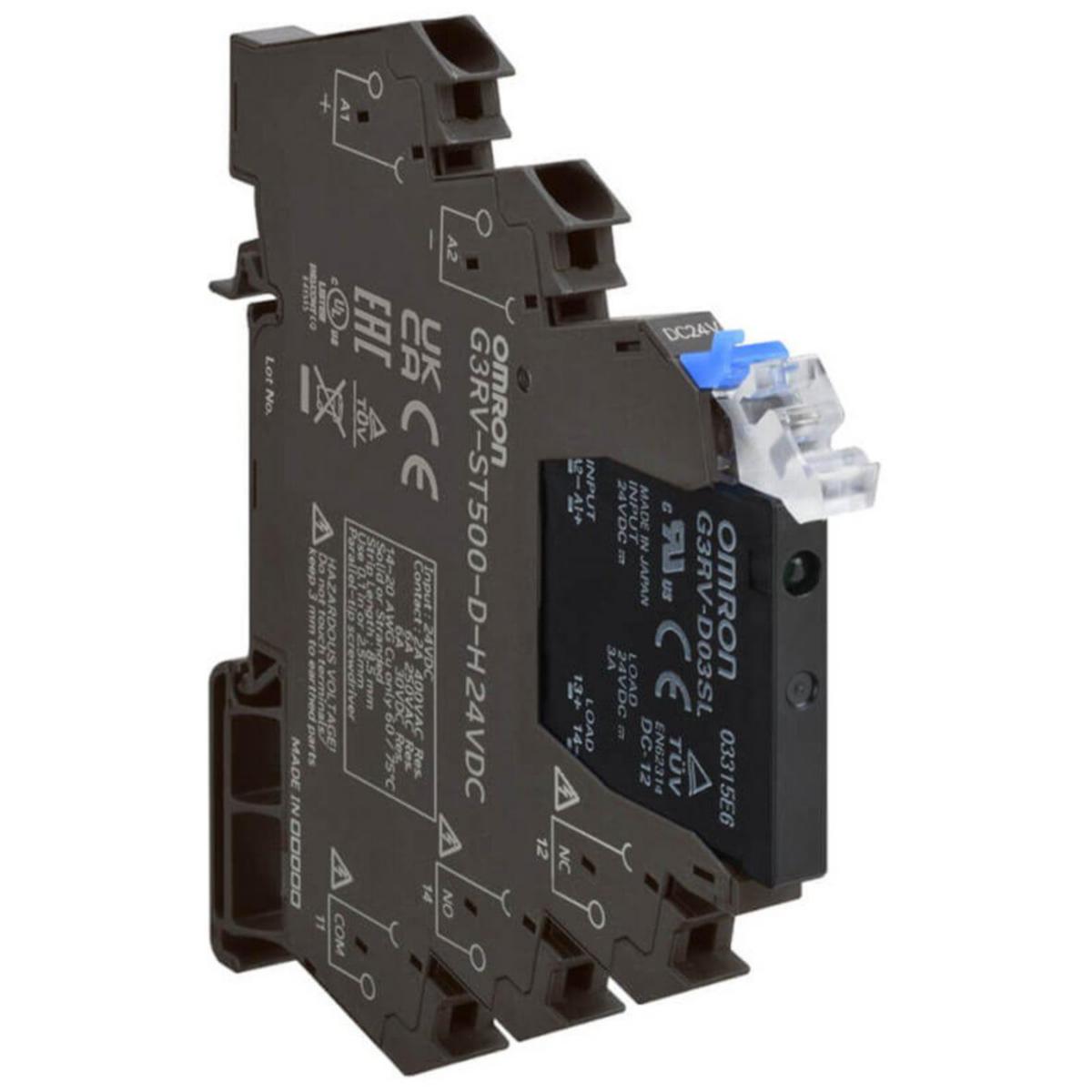 Halvledarrelä G3RV - RELÄ DC-LAST MAX 3A, 24ACDC G3RV-ST500-D 24VAC/DC