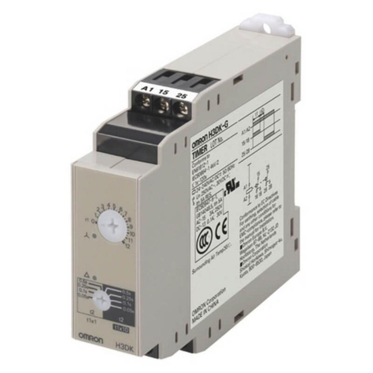 Tidrelä Y/D-start H3DK - TIDRELÄ 22,5MM Y/D START H3DK-G 24-240VAC/DC