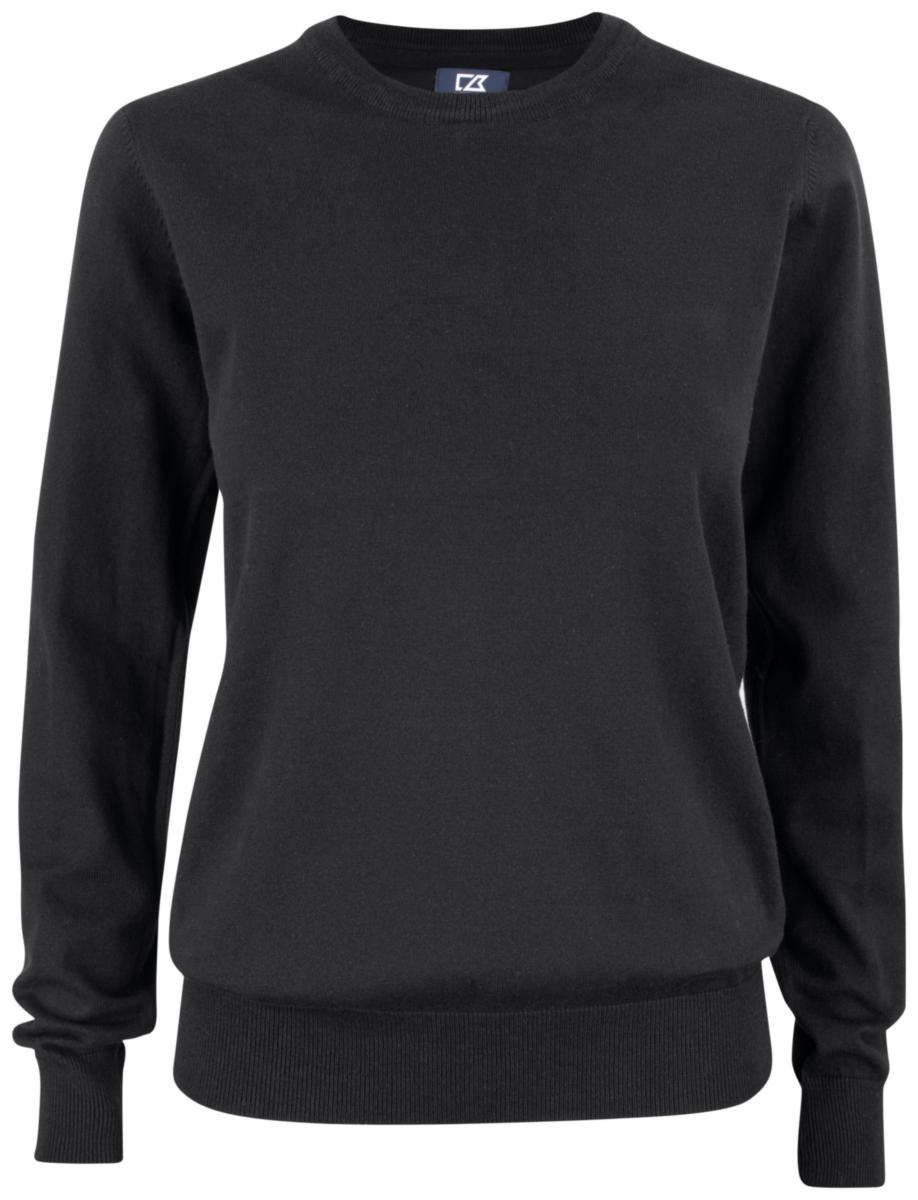 Tröja Oakville Crewneck 355417 Dam - TRÖJA CUTTER & BUCK OAKVILLE DAM CREWNECK SVART STL L
