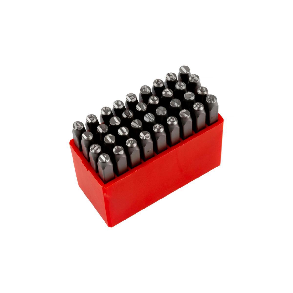 Bokstav- & sifferstans PELA - BOKSTAVS OCH SIFFERSTANS PELA 4MM, 36ST