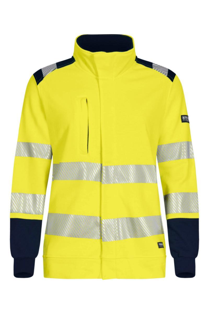 Sweatshirt Jacket Tranemo 5039-89 women - SWEATSHIRT JACKET TRANEMO 5039 89 FLAMER. HIVIS CL1 WOMEN'S S