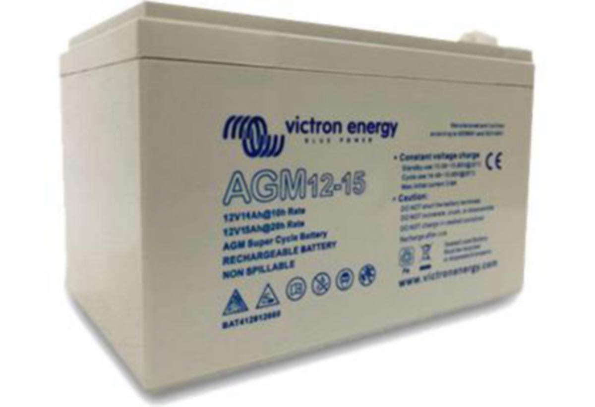 Förbrukningsbatteri Victron Super Cycle AGM - FÖRBRUKN.BATTERI AGM 12V 15AH VICTRON BAT412015080
