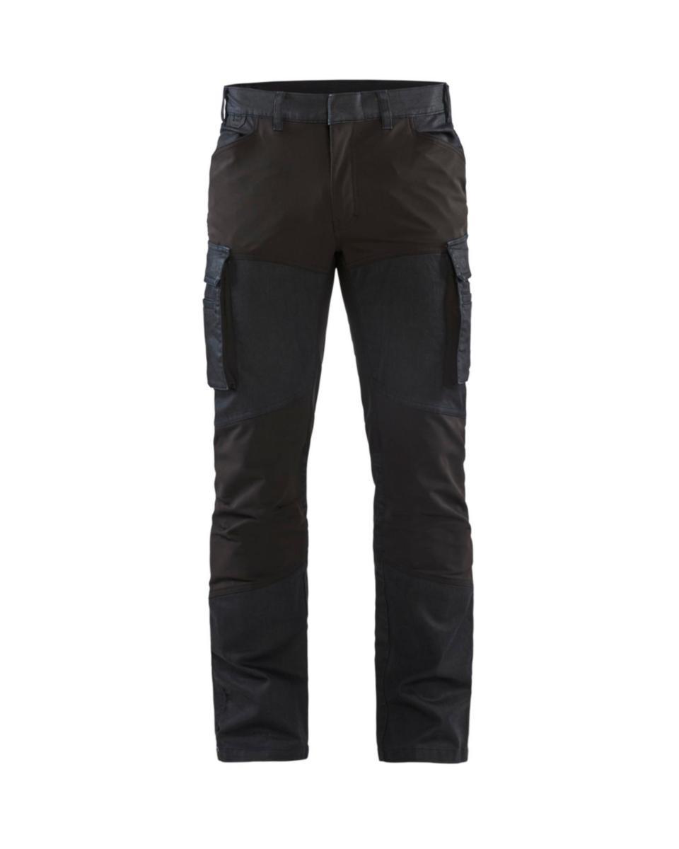 Midjebyxa Blåkläder 1457-1147 - SERVICEBYXA DENIMSTRETCH BLK 1457-1147 MBLÅ/SVART C52