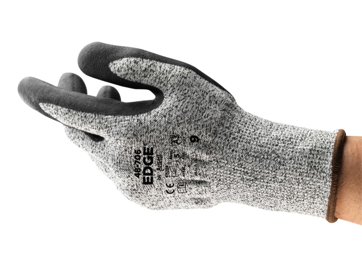 Cut Protection Glove Ansell 48-706 - GLOVE EDGE 48-706 NITRILE CUT C SIZE 9