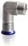 Angle 90° 1-muff external thread stainless steel 316L A-press, a-collection