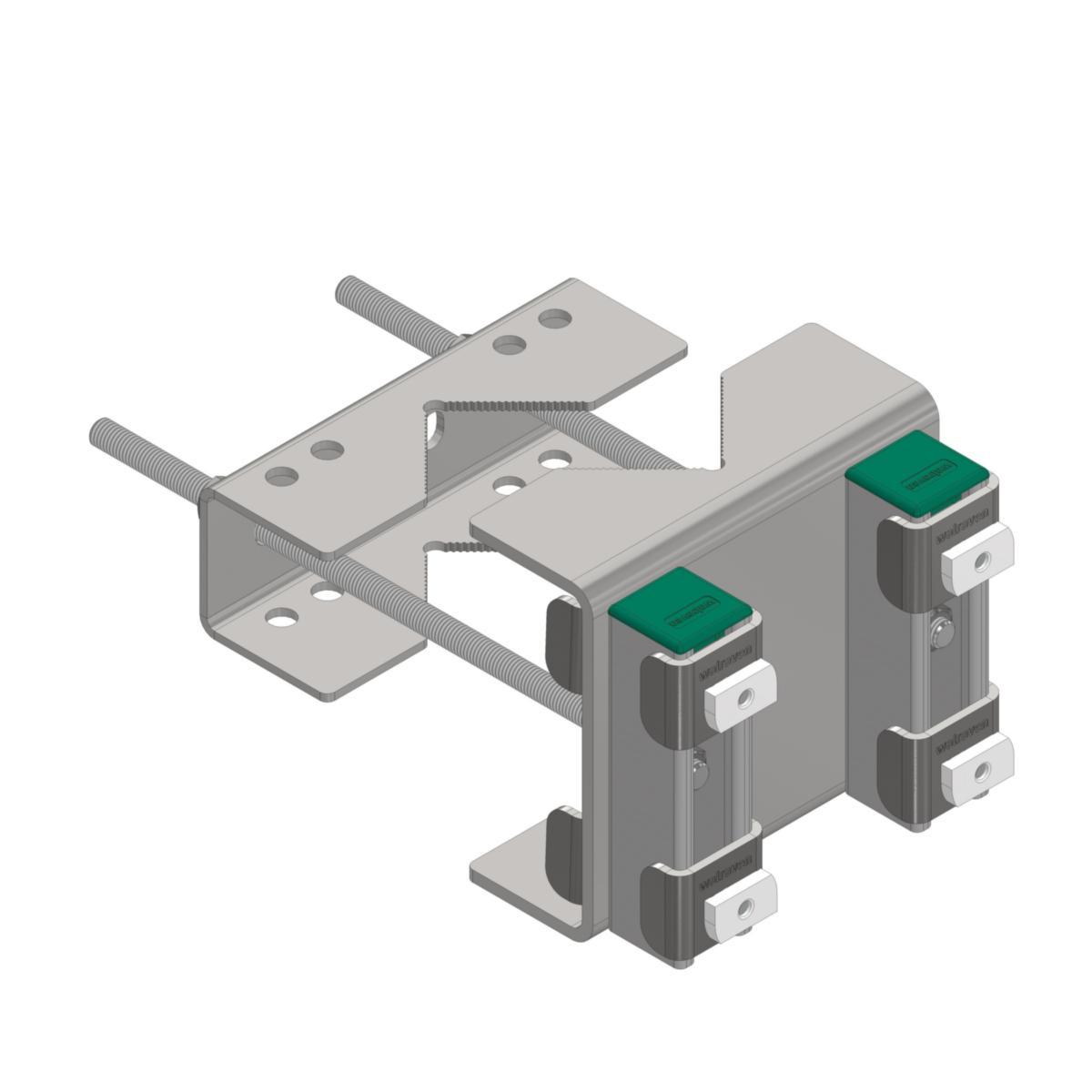 RRU Support för rör Ø35-120 mm - RRU SUPPORT *
