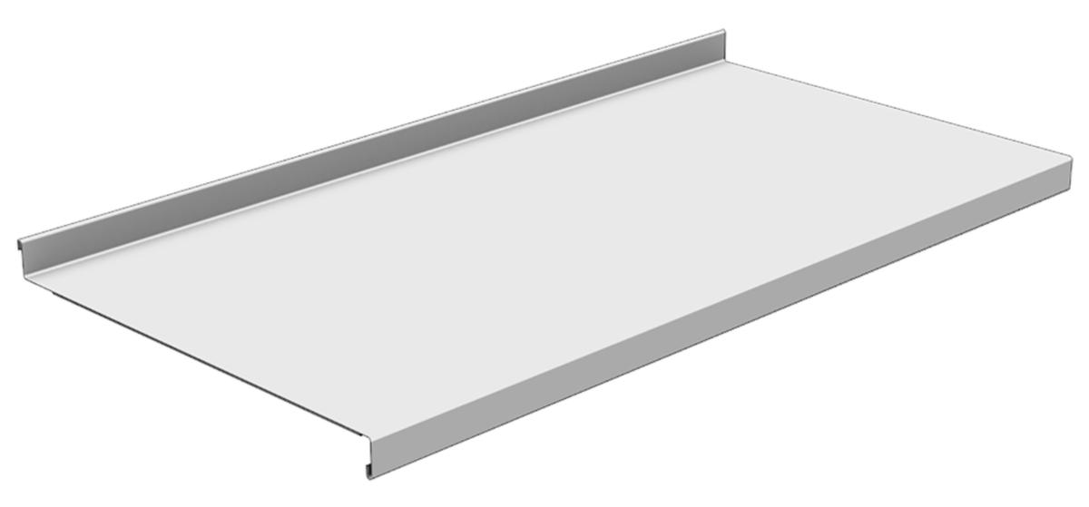 Plåthylla Hyllteknik med fjäderlist rostfritt - PLÅTHYLLA M.FJÄDERLIST 905X300 MM ROSTFRITT
