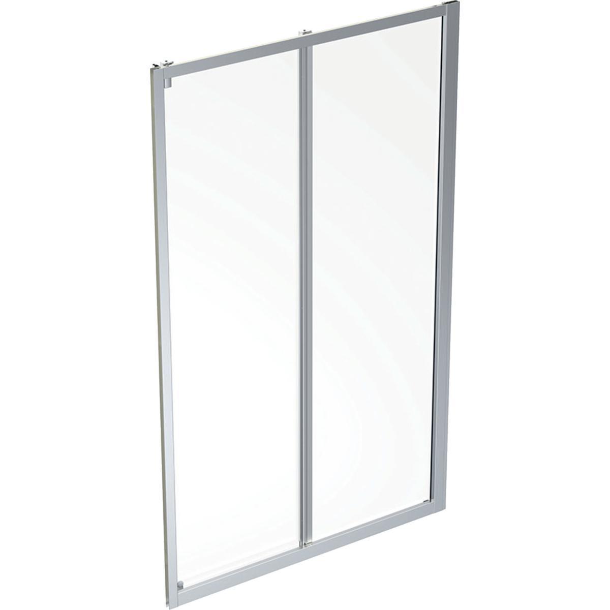 Space Skjutdörr, Contura Shower - CS SPACE SKJUTDÖRR SILVER KLARGLAS, 1550X2000