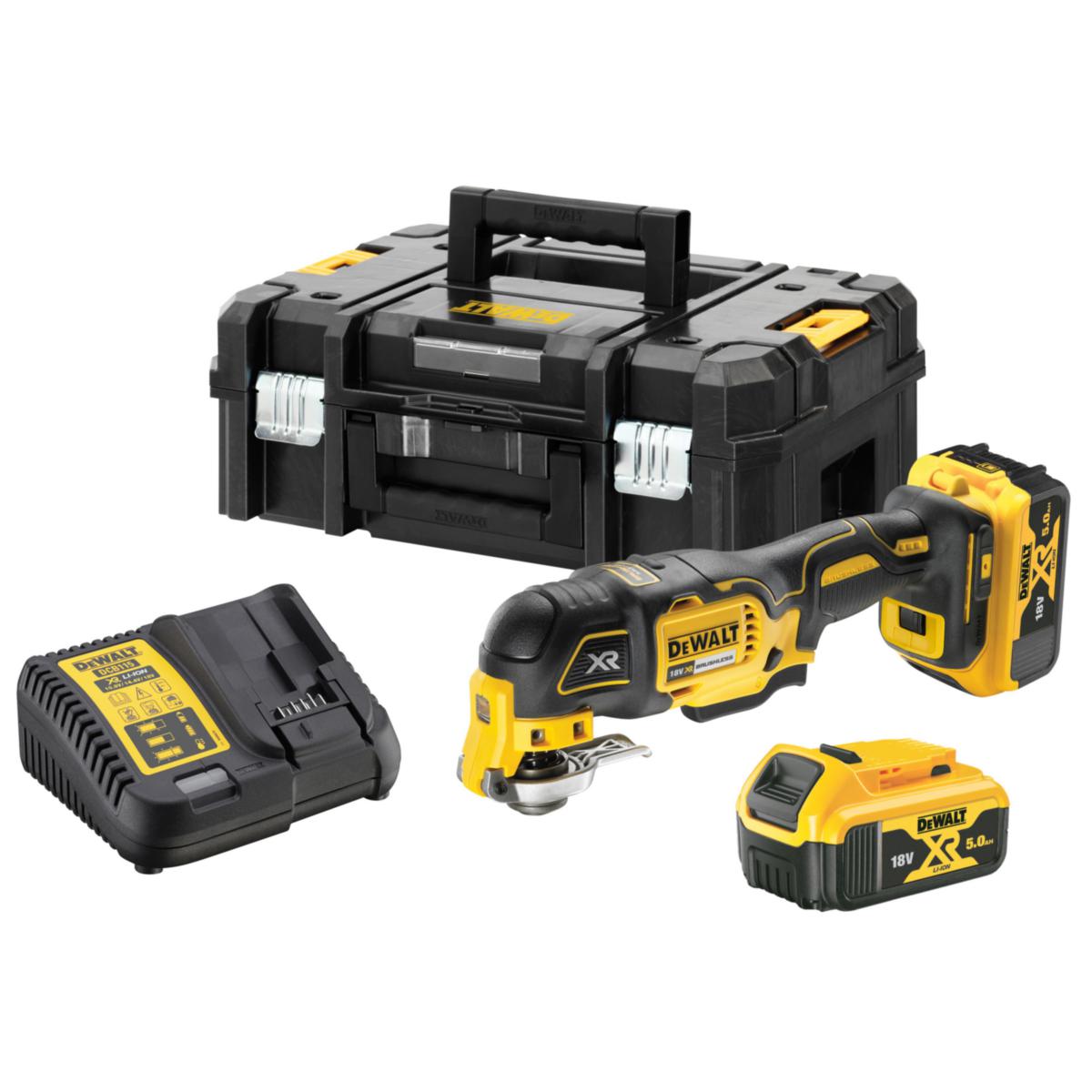 Multitool Dewalt DCS356P2 - MULTI-TOOL DEWALT DCS356P2 18V XR 2X5.0AH OSCILLATING