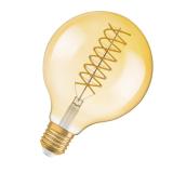 LED-lampa Vintage 1906 Glob, Guld, dimbar