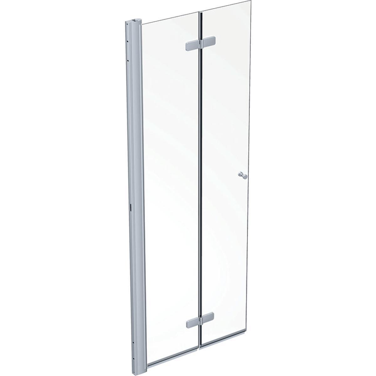 Space Vikdörr, Contura Shower - CS SHOWERAMA VIKDÖRR L=70CM VÄNSTER, SILVER/KLARGLAS