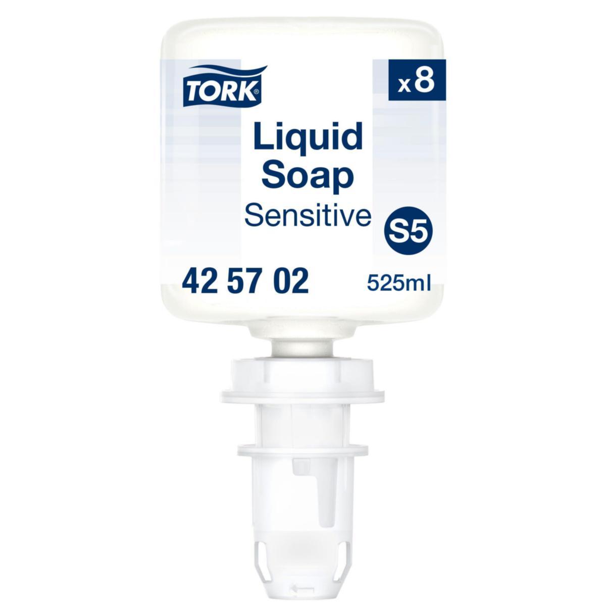 Flytande tvål Tork S5 Sensitiv Mini - TVÅL FLYTANDE TORK SENSITIVE MINI S5 525ML