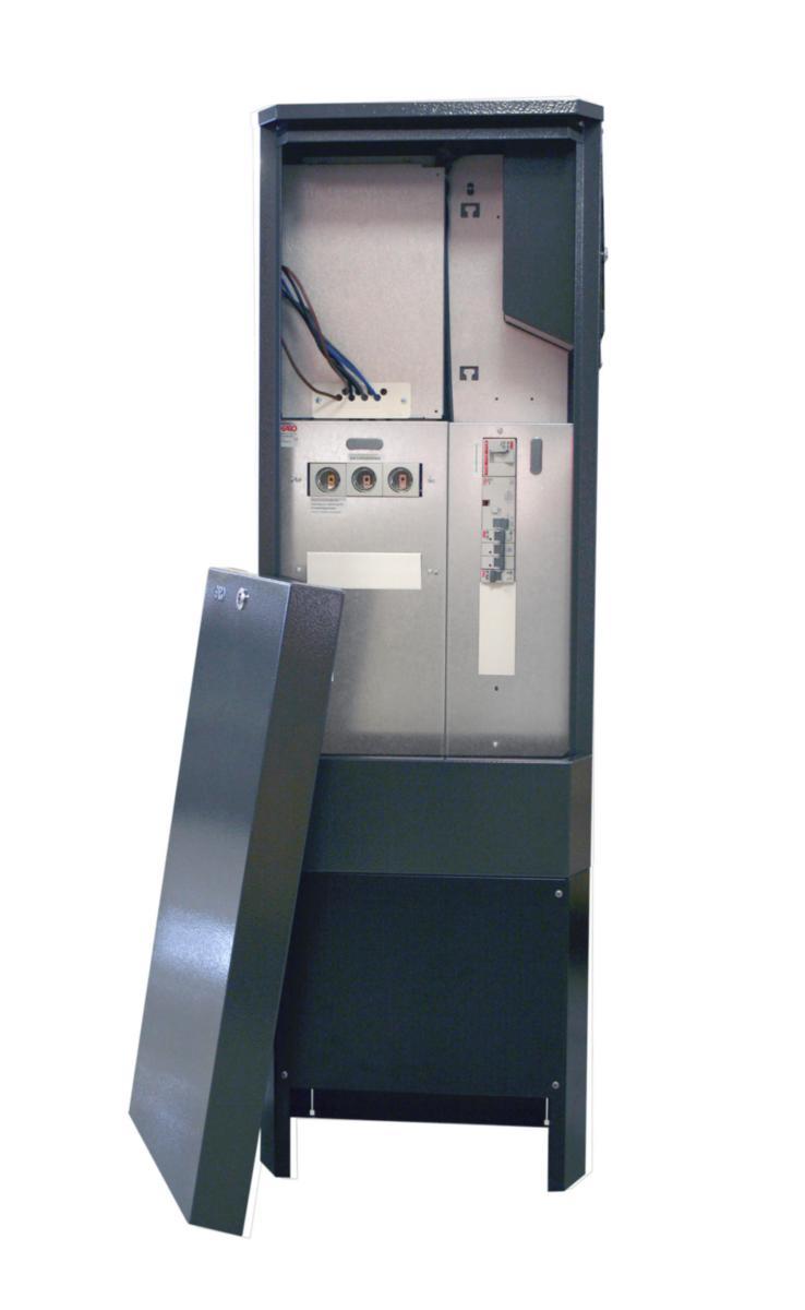 Ground meter cabinet typ C for home installation, Garo - GROUND MET CAB TE C 1-25 MMLK-C 1-25 TE16