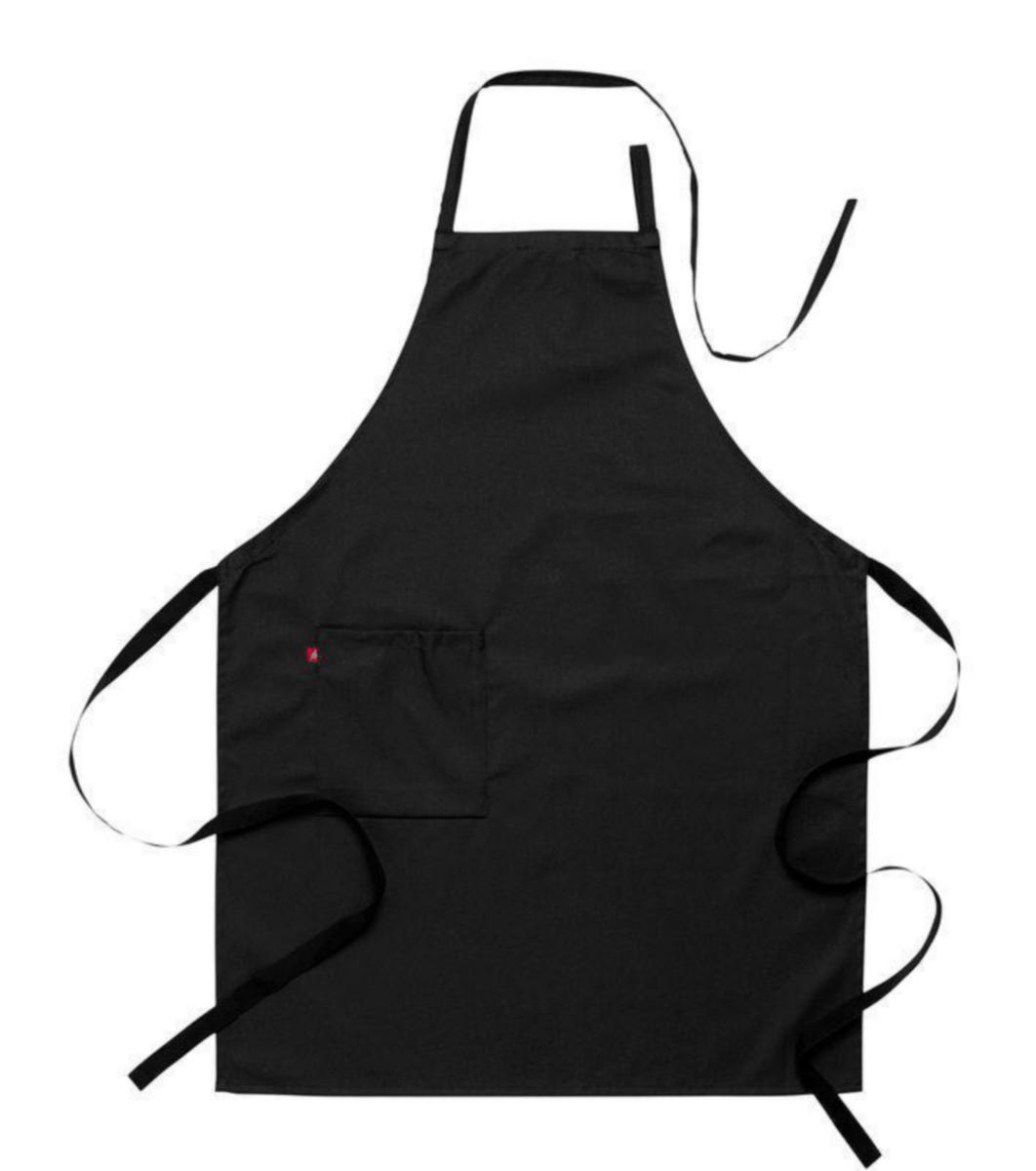 Bröstlappsförkläde Segers 5986 - BRÖSTLAPPSFÖRKLÄDE SEGERS 5986 SVART ONE SIZE
