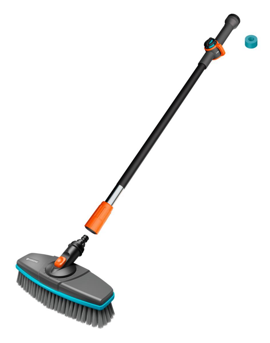 Washing brush set Gardena with handle S - Cleansystem Wash Set w.Handle