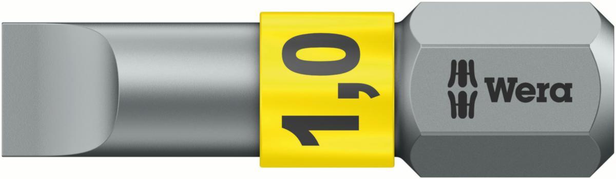 Bits Wera 800/1 BTZ för raka spår - BITS WERA 800/1 BTZ 1,0X5,5 LÄNGD 25MM