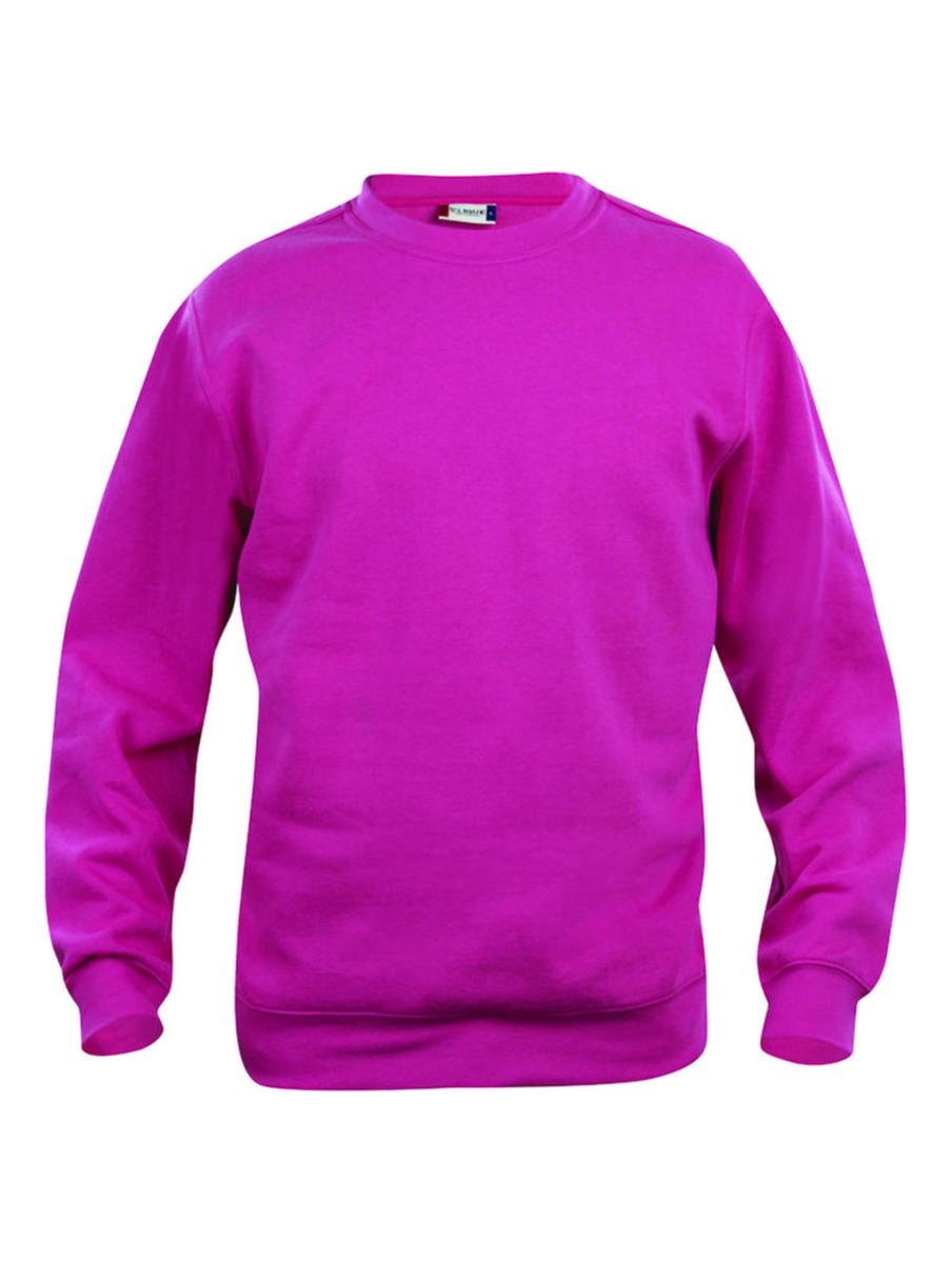 Tröja Clique 021030 Basic - TRÖJA CLIQUE 021030 BASIC RUNDHALS CERISE STL L